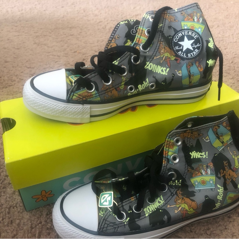 Converse Cartoon Graphic High-Top Sneakers